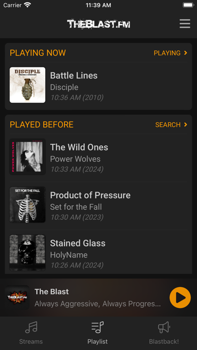 TheBlast.FM - Christian Rock Screenshot