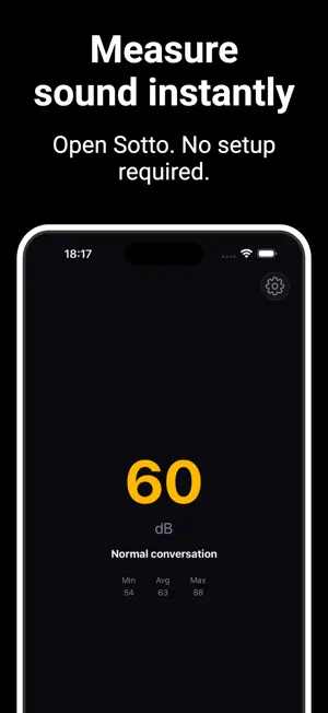 Sotto: Decibel & Sound Meter screenshot 1