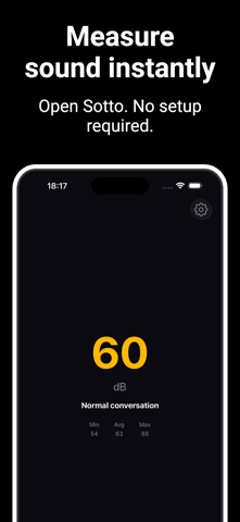 Sotto: Decibel & Sound Meter Screenshot 1 of 5