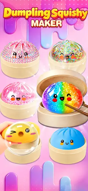 Dumpling Squishy Art Designer screenshot 1