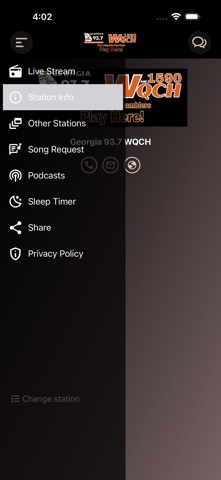 Georgia 93.7 WQCH screenshot