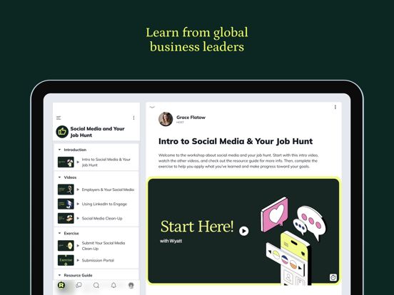RoadMap Network iPad screenshot 4 - Social Networking app