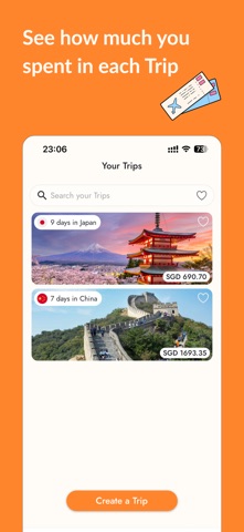 Travel Diary: Budget Tracker screenshot
