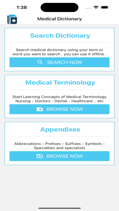 Medical Nursing Dictionary Screenshot