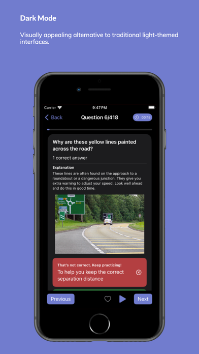 UK Driving Theory Test 2025. Screenshot