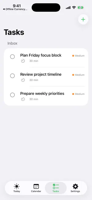 Workday Planner: Time Blocks screenshot 3