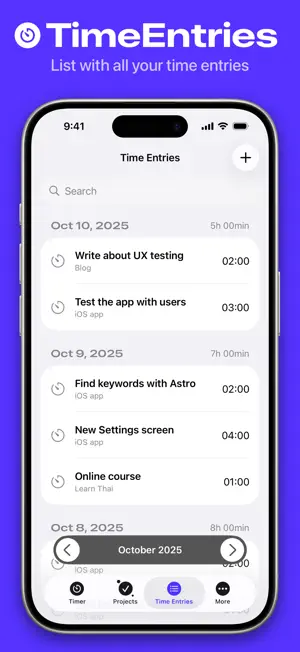 Hour Tracker - Moons screenshot 4