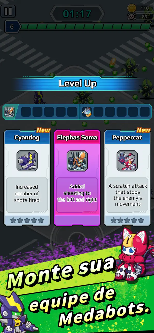 Medabots Survivors iOS Mod IPA screenshot 3 - iOS game interface
