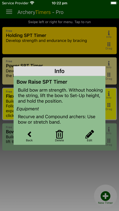Archery Timers - SPT Screenshot