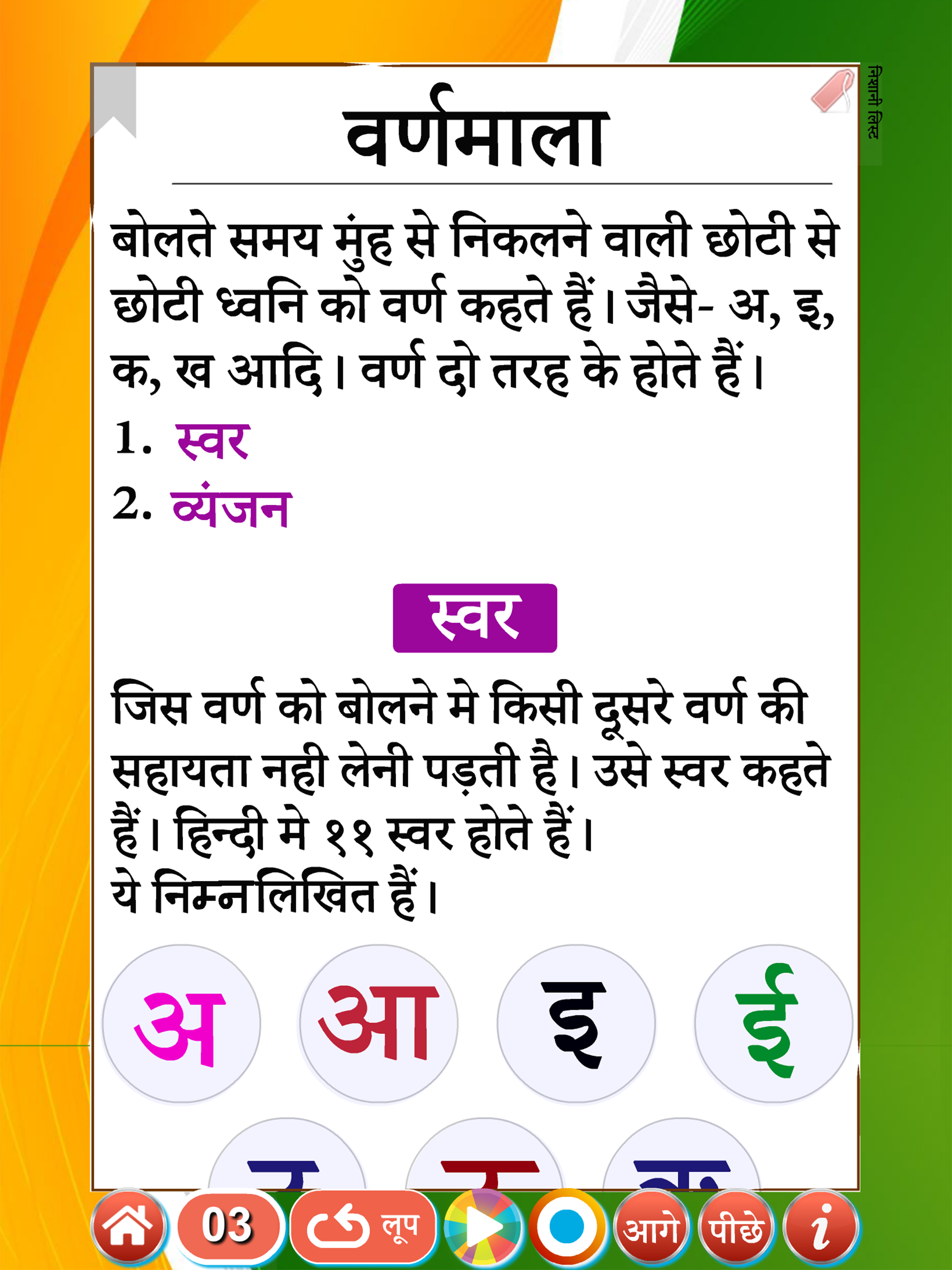 Learn Hindi Part 1 with audio screenshot 15