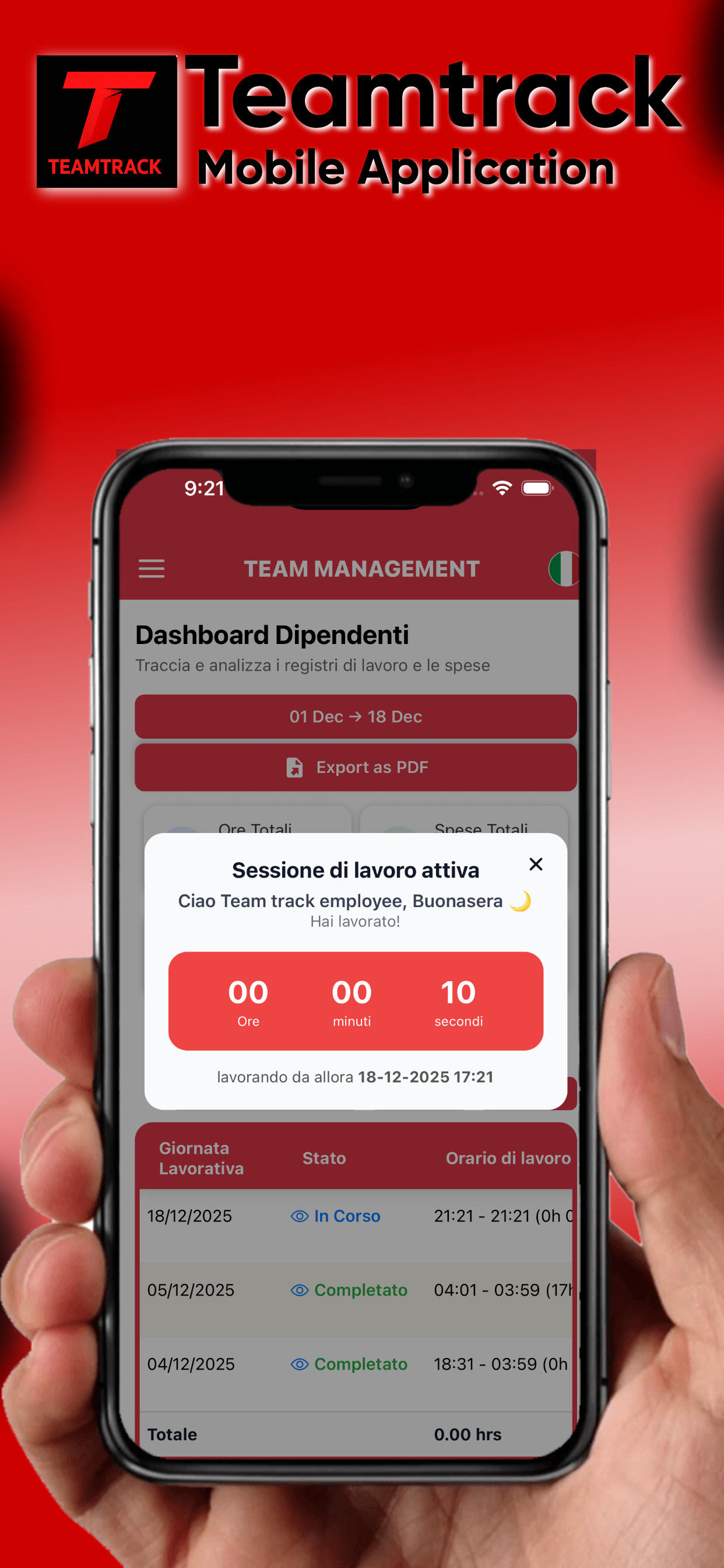 TeamTrack App screenshot 6