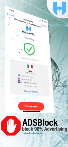 Hultra VPN 高速で安全なVPN のスクリーンショット