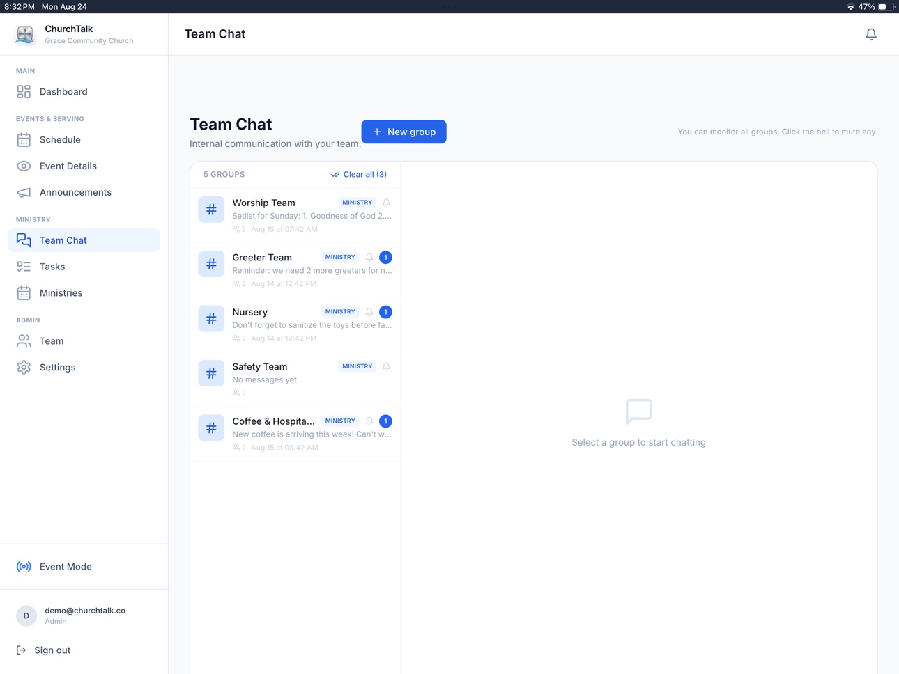 Screenshot 7 of ChurchTalk Volunteer
