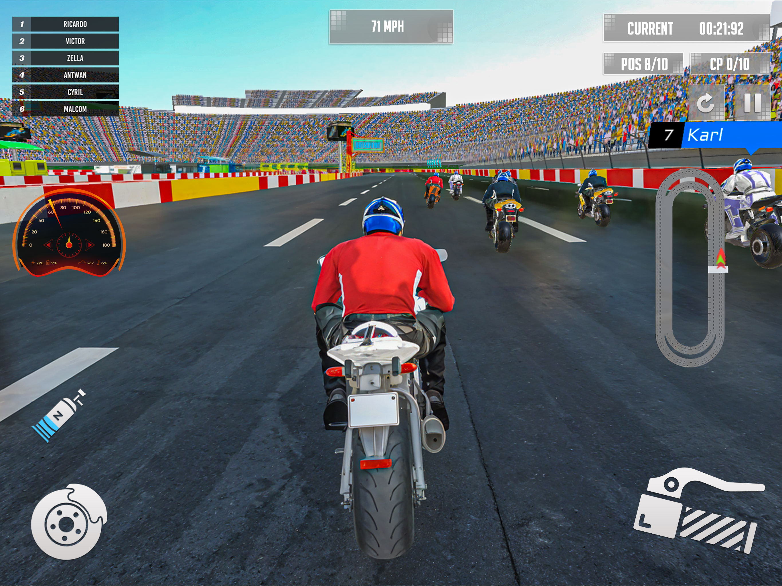 Fury Moto Racing - Bike Race screenshot 9