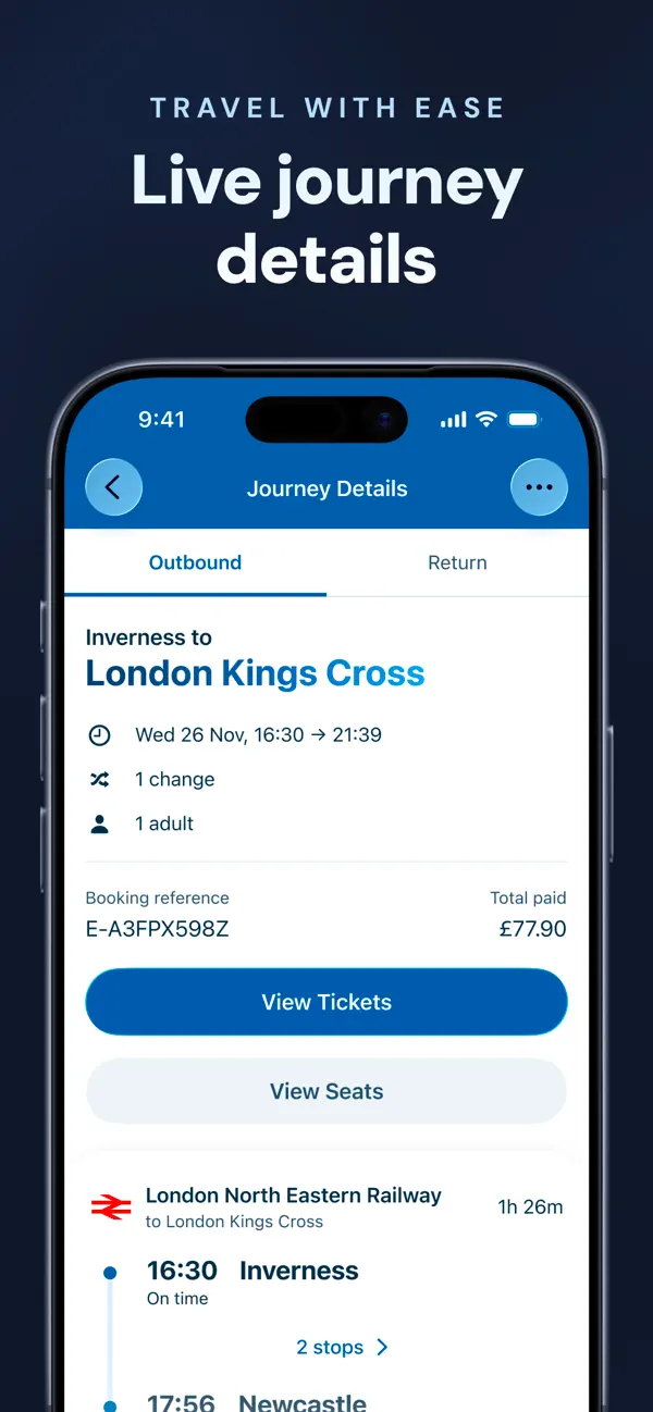 Screenshot #3 pour TrainSplit - Split Ticketing