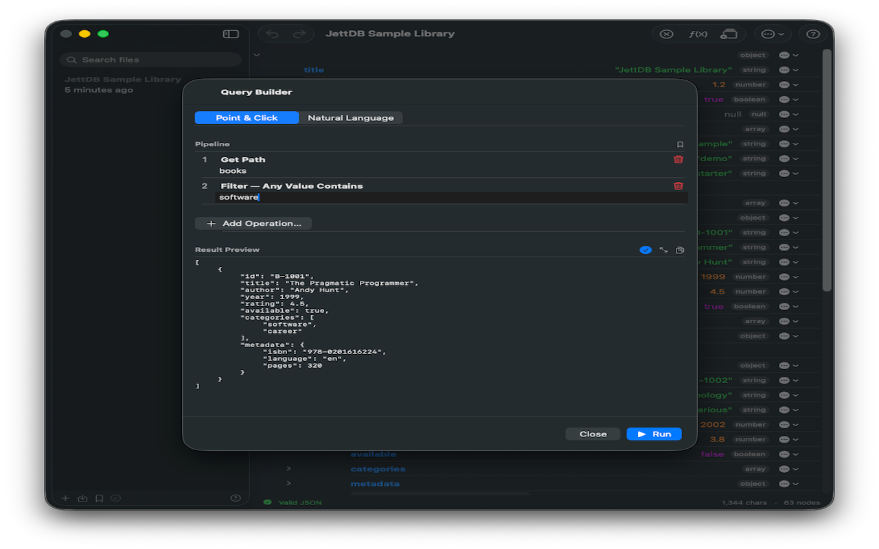 JettDB screenshot 7