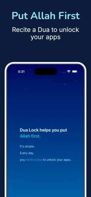 Islamic App Lock: Dua Lock screenshot 1