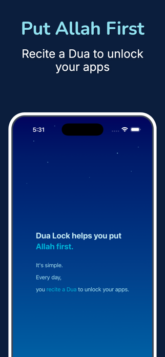 Islamic App Lock: Dua Lock Screenshot 1 of 5