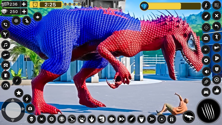Dinosaur Monster City Rampage