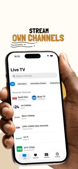 BananaPlayer - IPTV screenshot 1