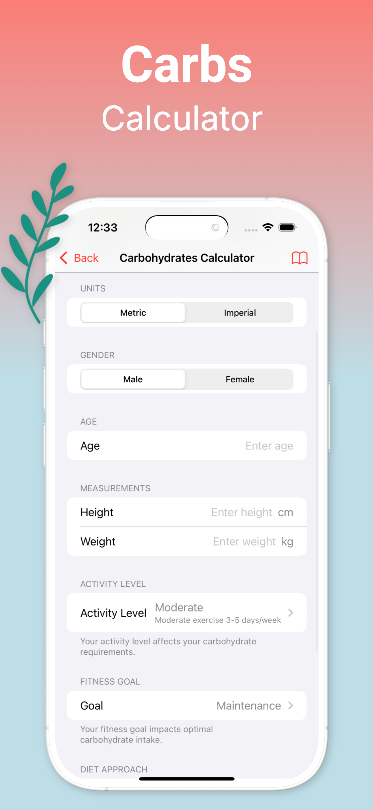 Macro Calculator – Daily Goals