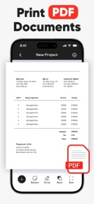 PDF Printer for iPhone · screenshot