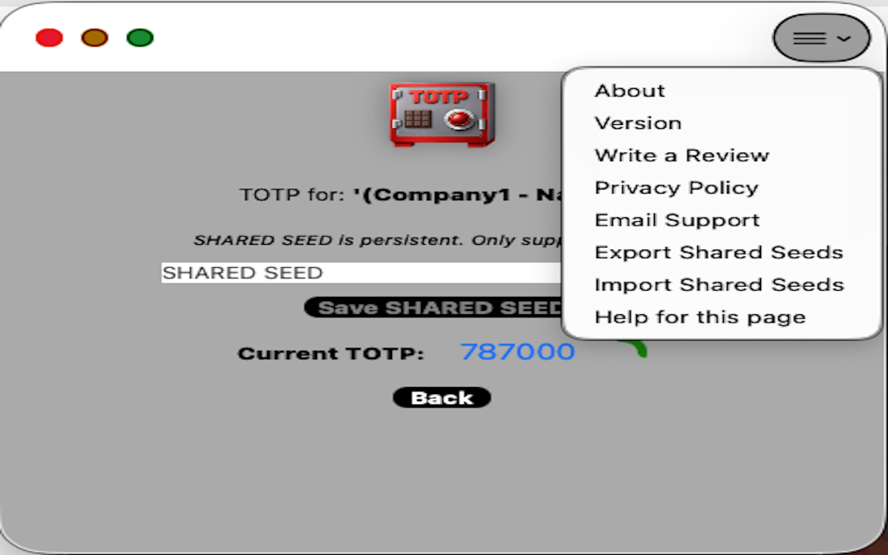 Biometric TOTP Authenticator screenshot 12