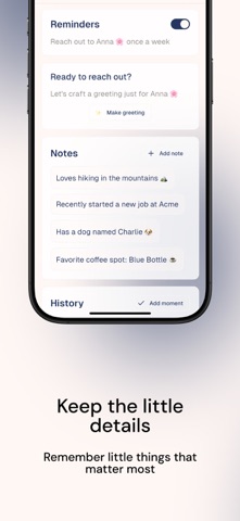 MemoCue: Personal CRM Tracker Screenshot 3 of 7