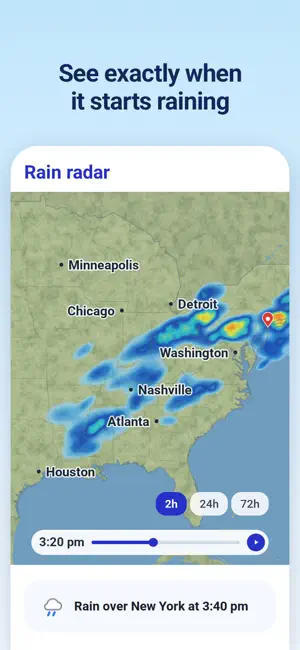 Weather & Rain Radar Forecast screenshot 3