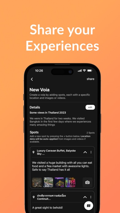 voia: travel inspiration Screenshot