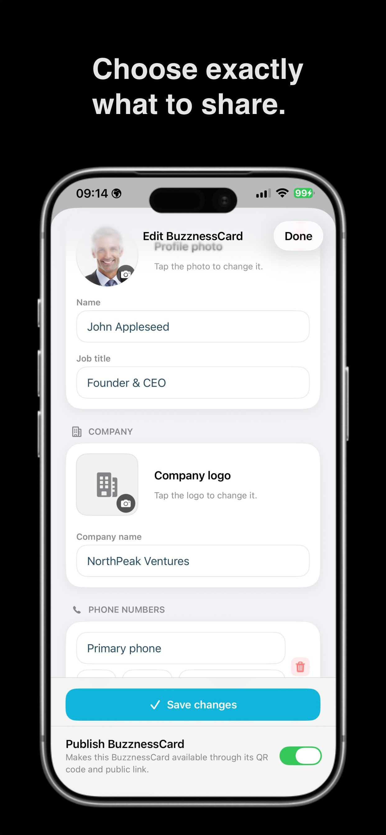 BuzznessCard screenshot 7