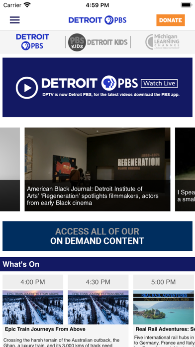 Detroit PBS Screenshot