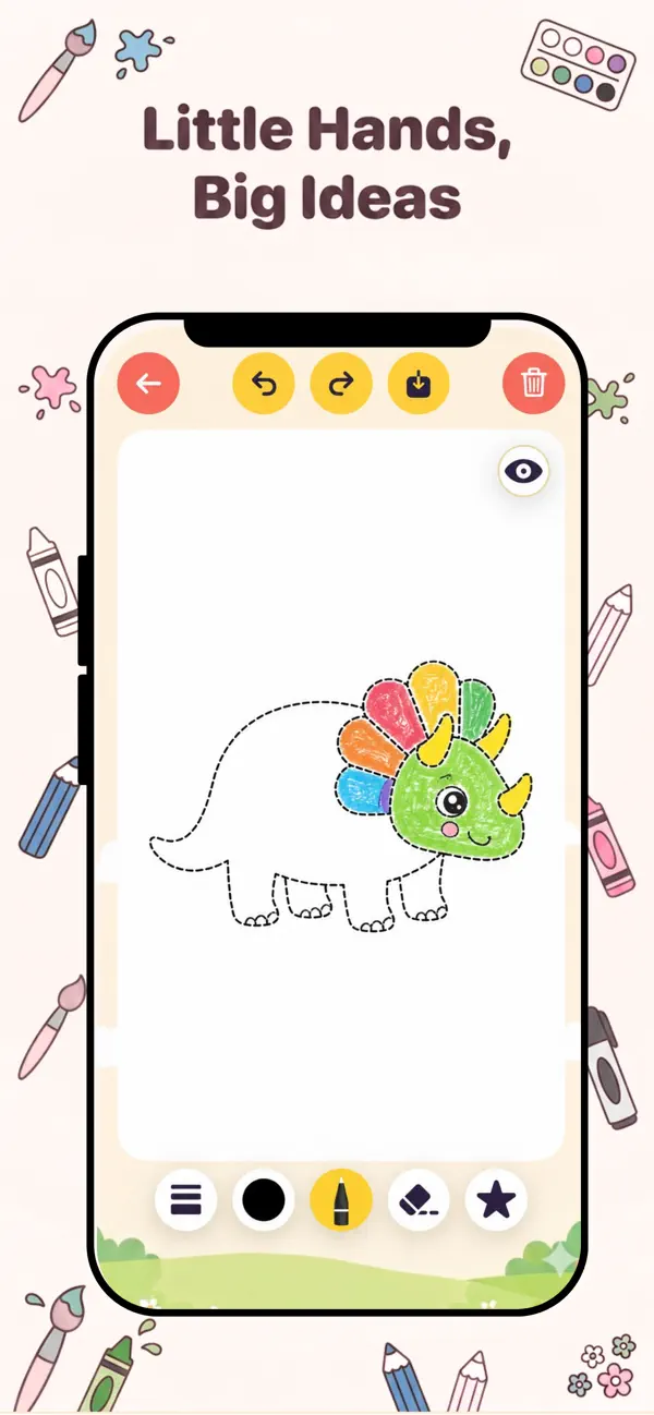 Screenshot #3 pour Toddler Doodle: Draw & Color