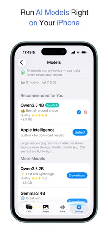 onLM — Offline AI Assistant iPhone screenshot
