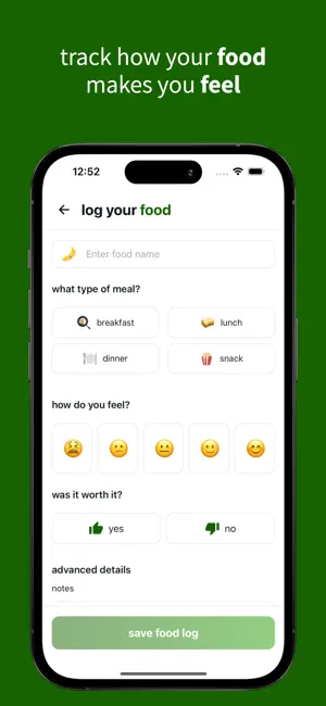 doof - food diary to quit junk screenshot 1