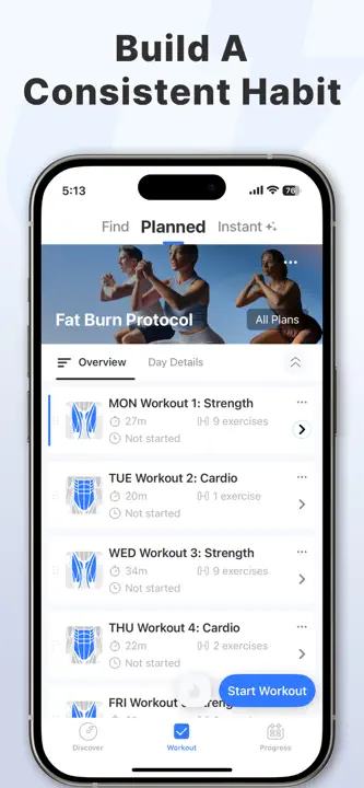 JEFIT Workout Plan Gym Tracker : capture d’écran 6 sur 8