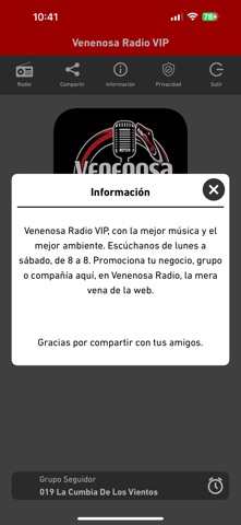 Venenosa Radio VIP screenshot