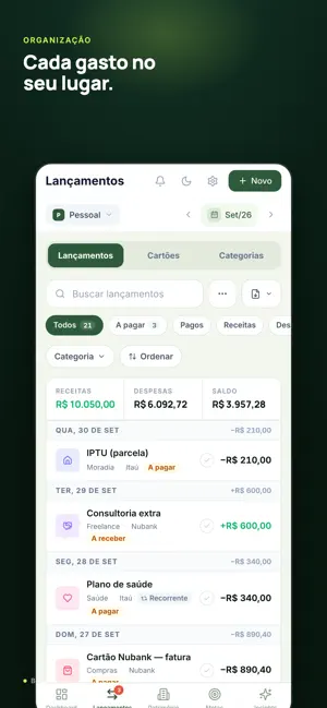 Bolso - Controle Financeiro screenshot 2
