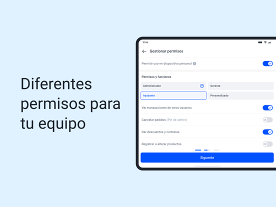 Yimi POS – Sales & Inventory iPad screenshot 6 - Business app