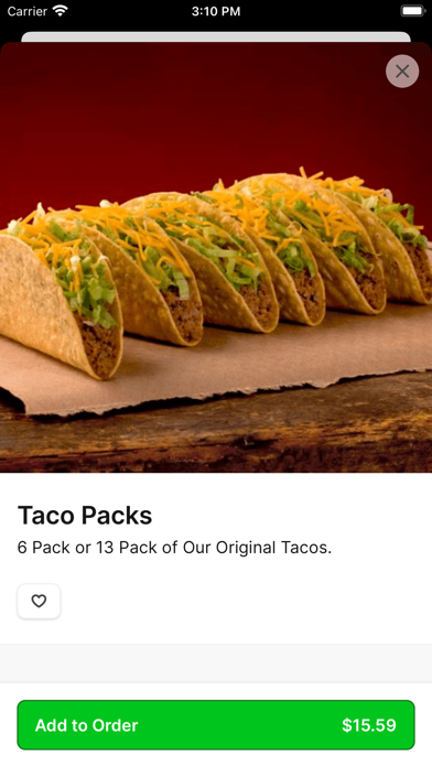 Fastaco App iPhone screenshot 3 - Food & Drink app