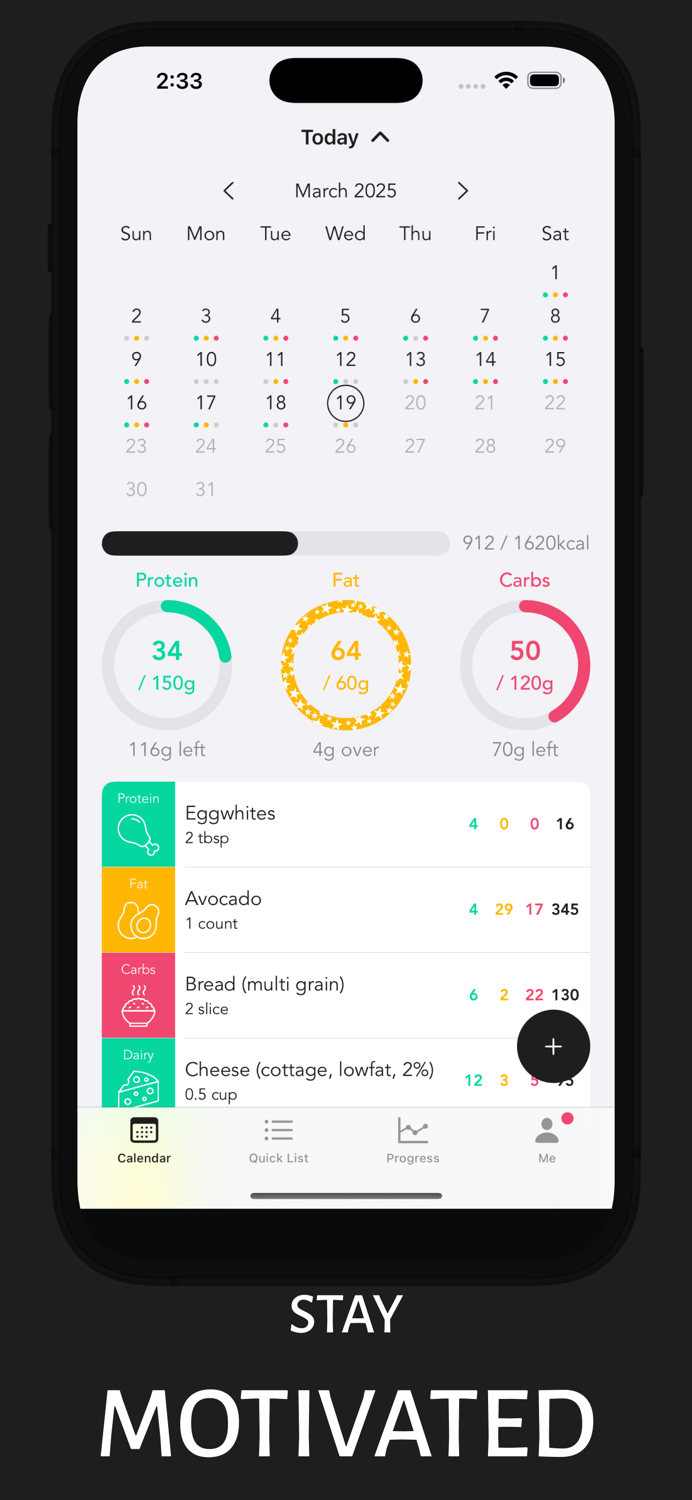 Food Macro Calculator Makro