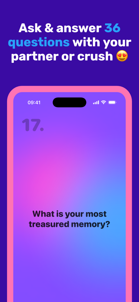 36 Questions To Fall In Love! screenshot 4