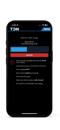 Скриншот Tune Delivery Network (TDN) на iPhone 6