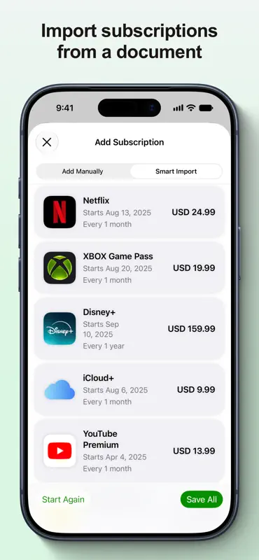 SubManager: Subscriptions screenshot 3 of 7