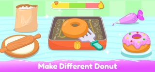 Donut Maker Kids Cooking Game iPhone screenshot