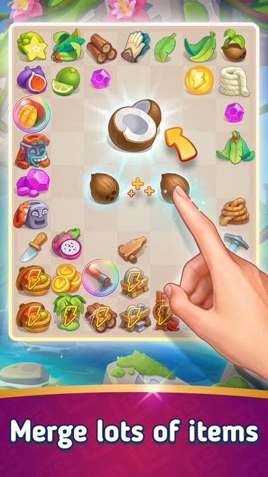 Merge Islanders: Tropical Town Screenshot