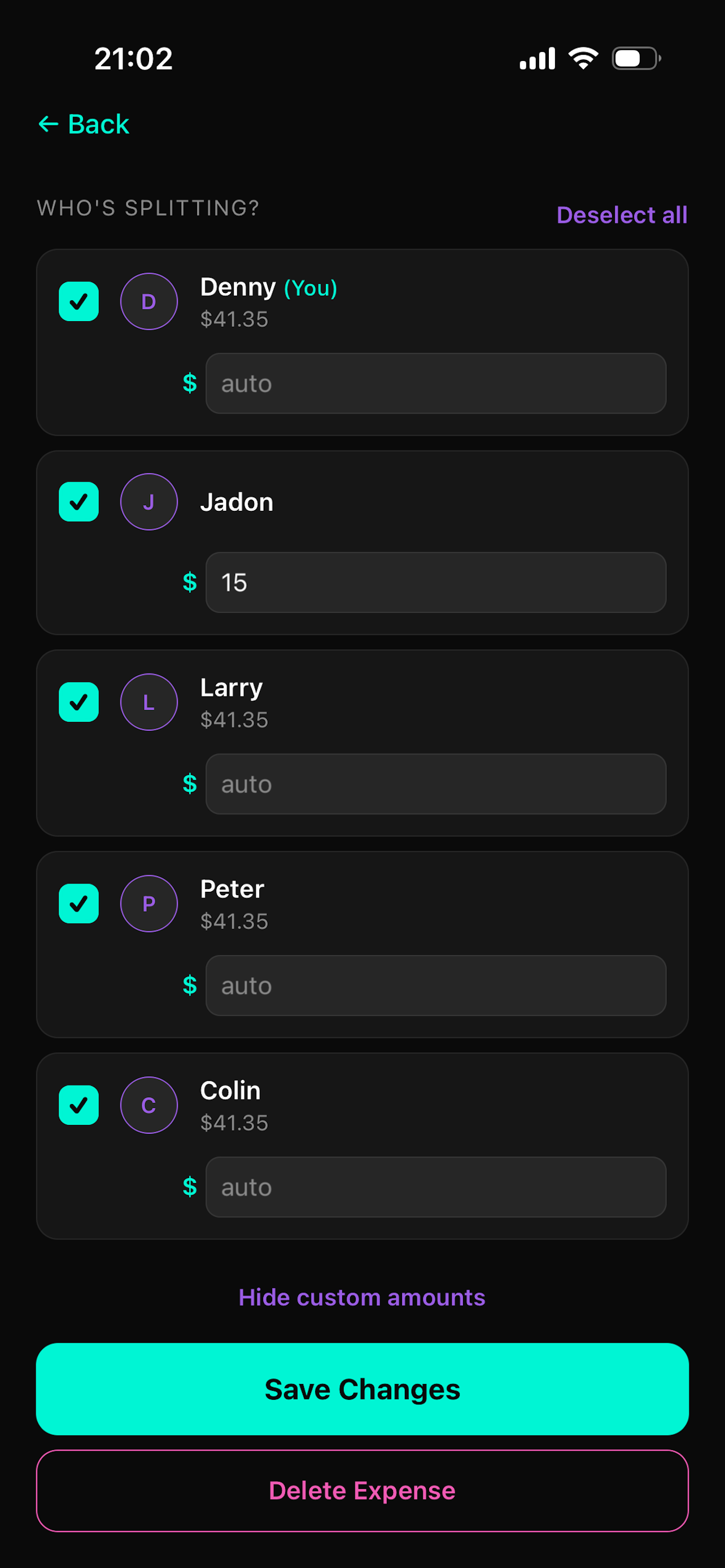 Settle: Group Expenses screenshot 3