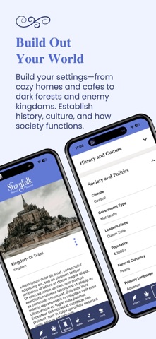 Storyfolk Novel Planner App screenshot 5