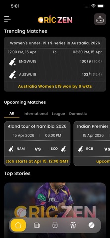 CricZen - Live Cricket Screenshot 1 of 8