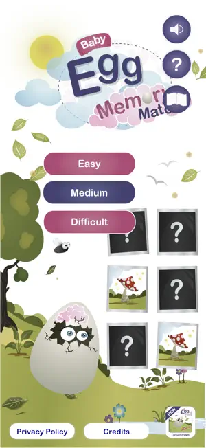 Baby Egg Memory Match Puzzle screenshot 1